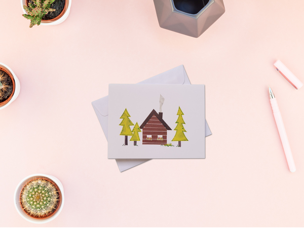 Perfect Little Cabin Greeting Card