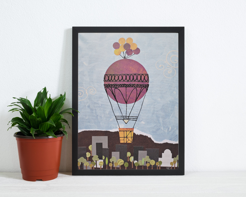 Hot Air Balloon over Boise