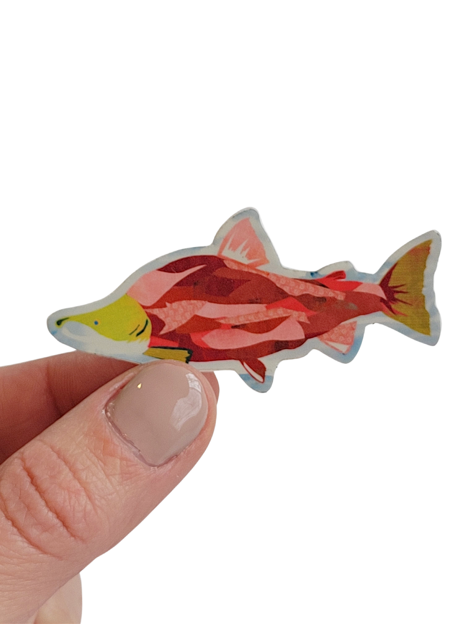 Mini Salmon Sticker