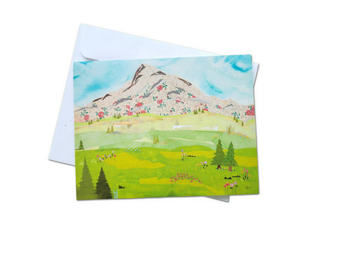 Flower Fields Greeting Card