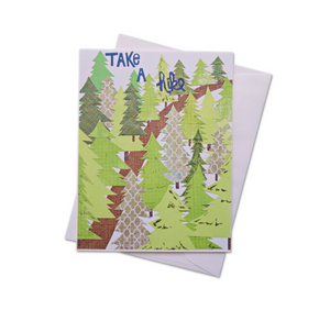 Take a Hike Greeting Card