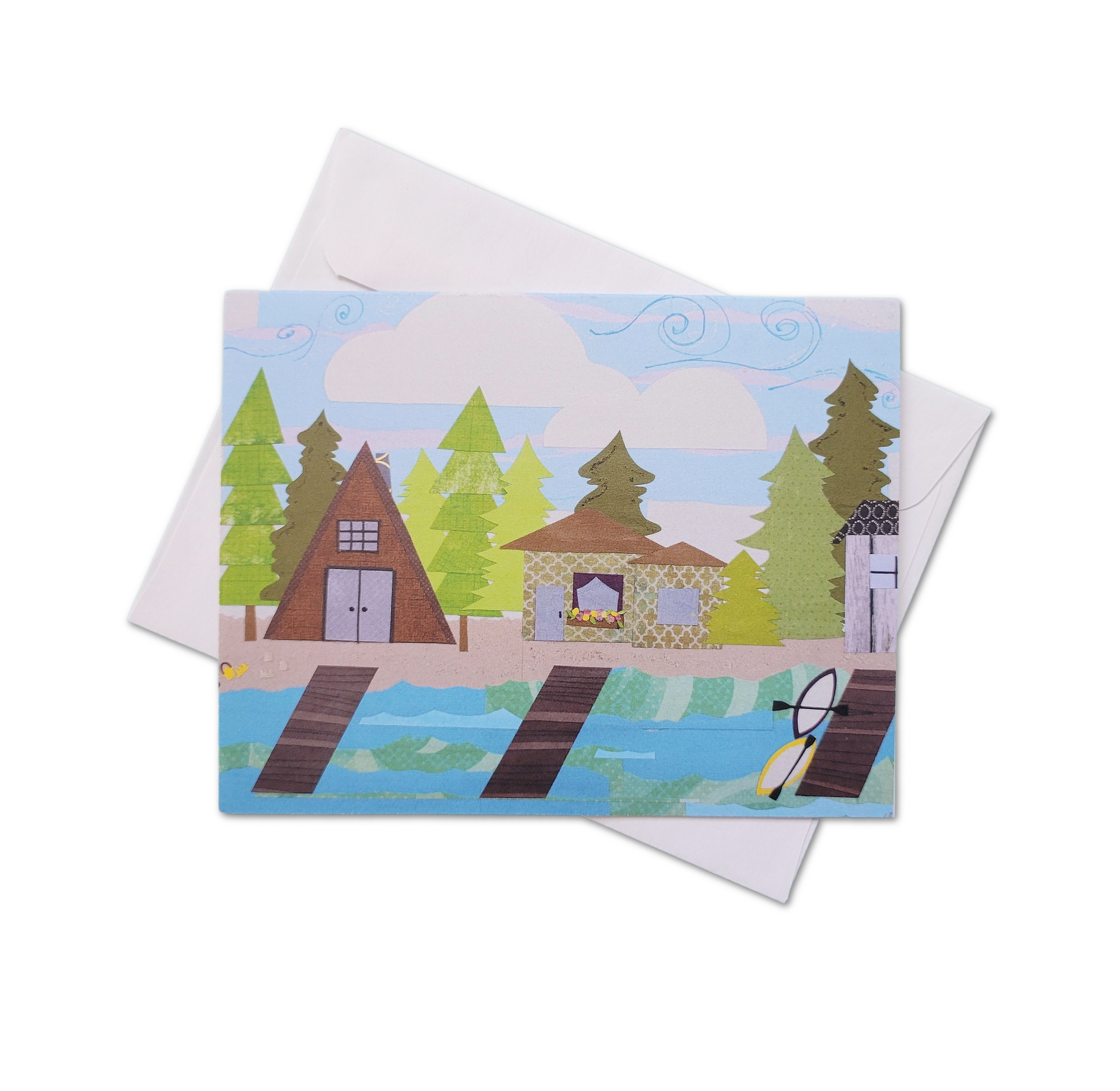 Lakeside in McCall Greeting Card