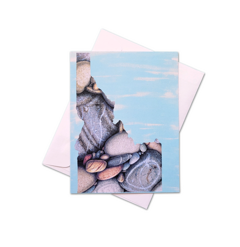 Idaho River Rocks Greeting Card