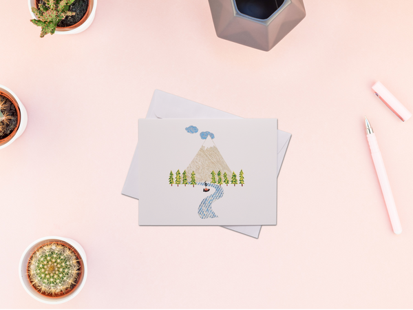 Mountain Escape Greeting Card