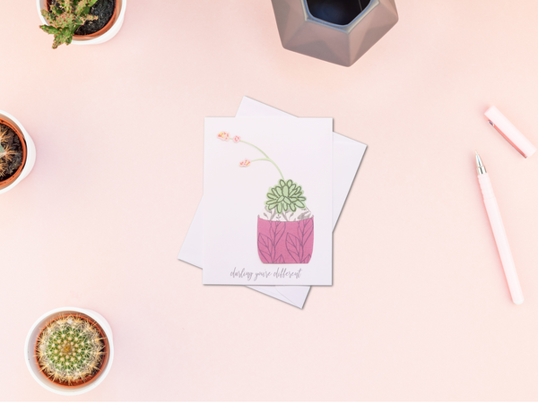 Darling You're Different Greeting Card