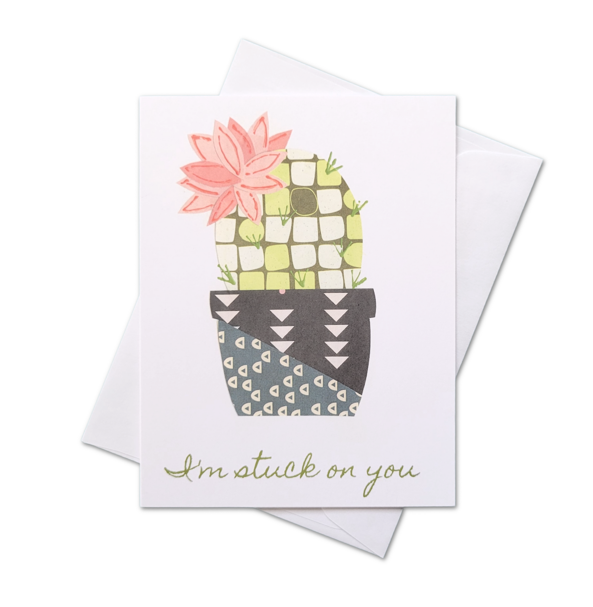 Stuck On You Greeting Card