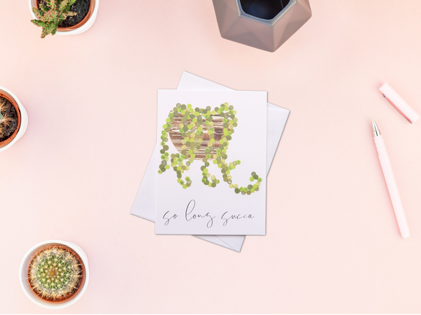 So Long Greeting Card