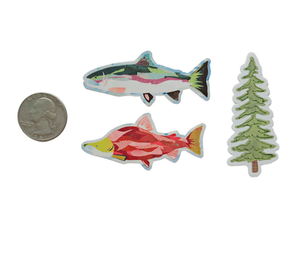 Mini Trout Sticker