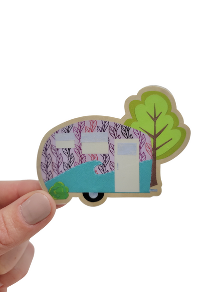 Camper Life Meadow Sticker