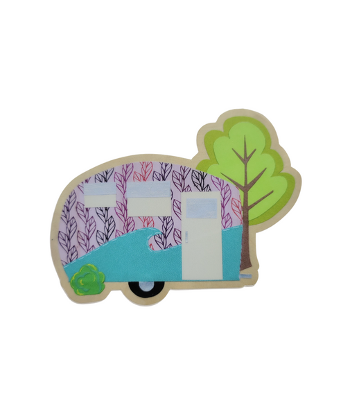 Camper Life Meadow Sticker