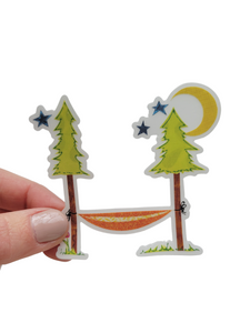 Hammock in the Pines Sticker