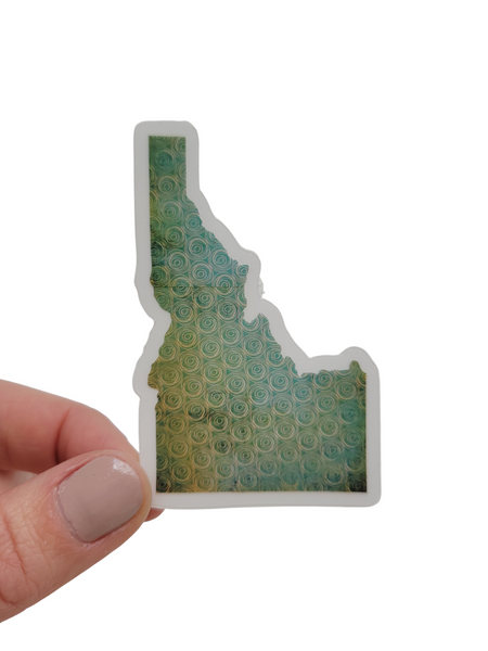 Idaho Swirl Sticker