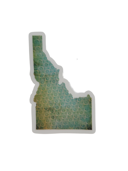 Idaho Swirl Sticker