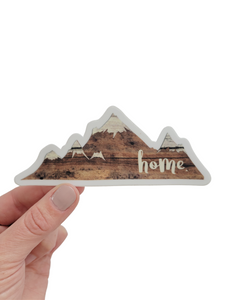 Home is in the Mountains Sticker