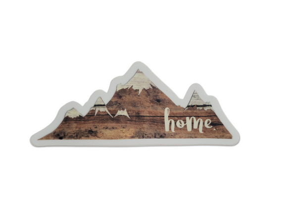 Home is in the Mountains Sticker