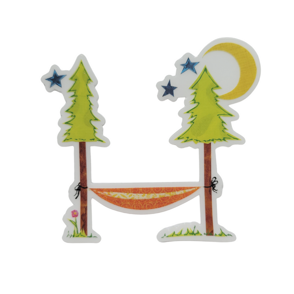 Hammock in the Pines Sticker
