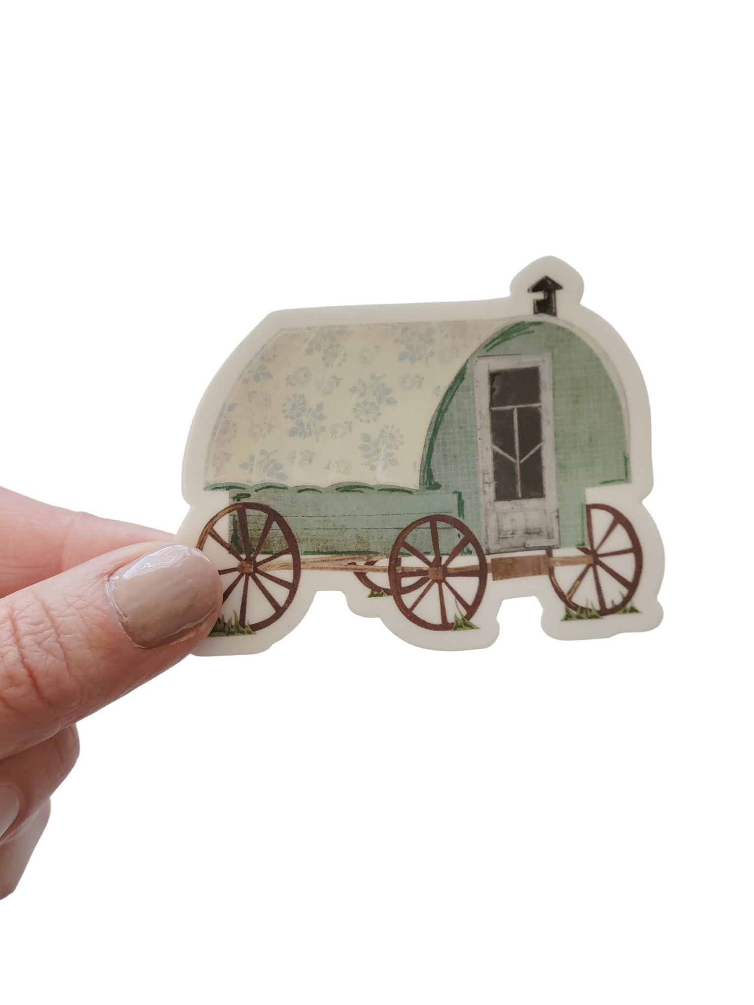 Basque Sheep Wagon Sticker