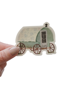 Basque Sheep Wagon Sticker