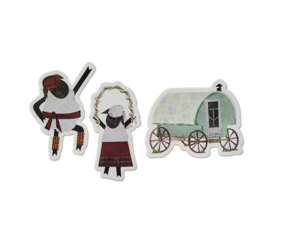 Basque Sheep Wagon Sticker