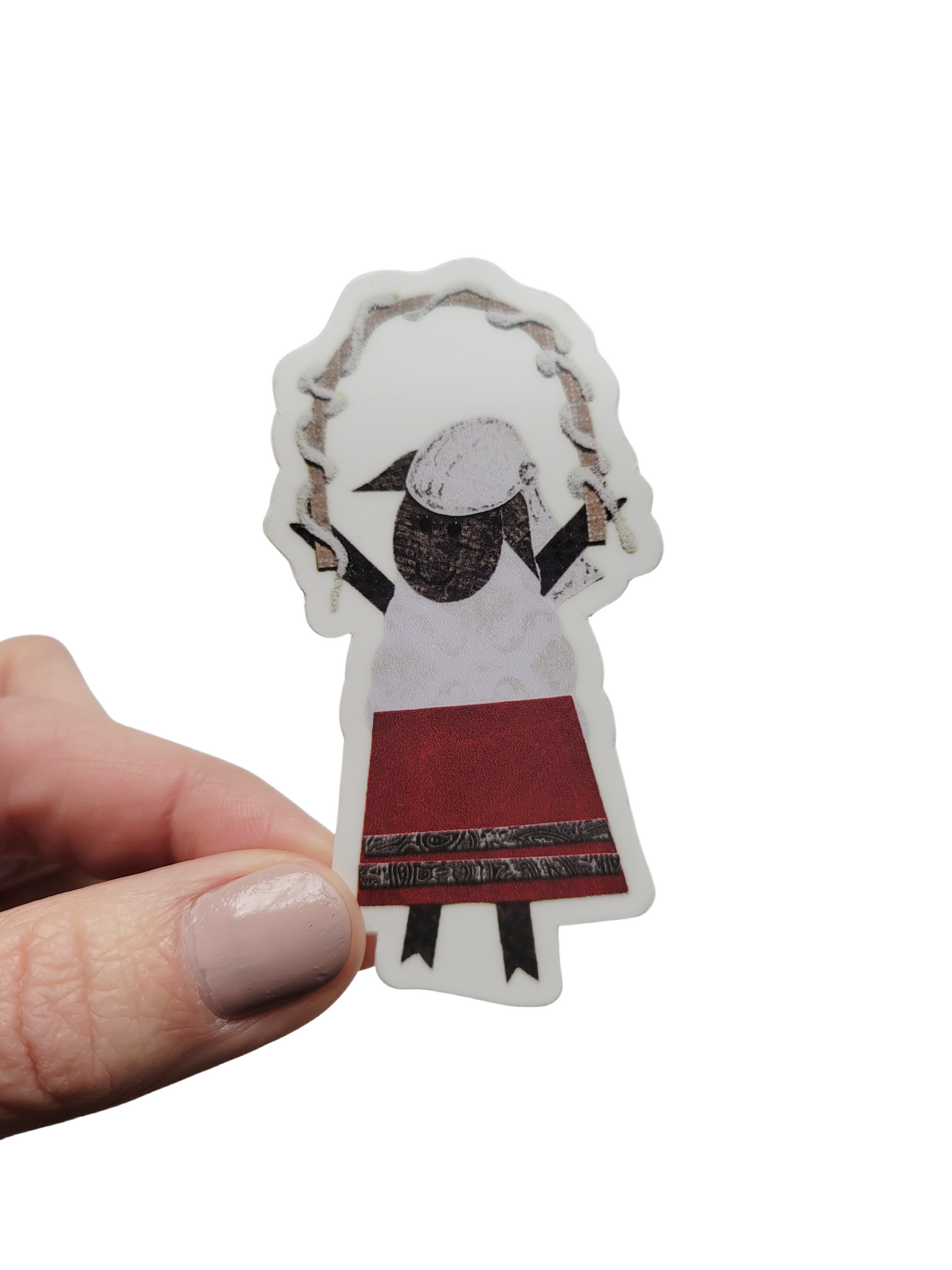 Basque Hoop Dancer Sticker