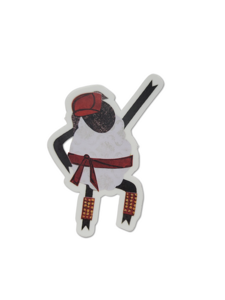 Basque Dancer with Bells Sticker