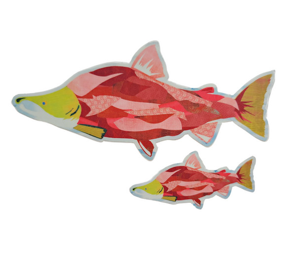 Mini Salmon Sticker